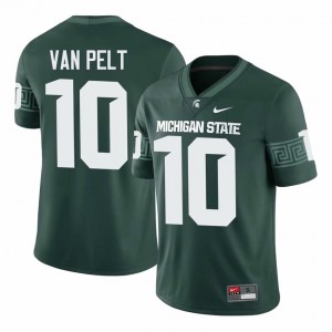 Brad Van Pelt #10 Michigan State Spartans Green College Stitch Jersey - Premium Men's Football Edition 46911239