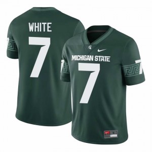 Green Spartans #7 Cody White Men's Player Jersey - Heavy-Duty Stitch Football Uniform 82099992
