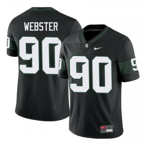 George Webster Collection: MSU #90 Black High School Stitched Men's Football Jersey 85069592
