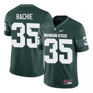 Joe Bachie #35 Michigan State Spartans Green College Stitch Jersey - Premium Men's Football Edition 68358883