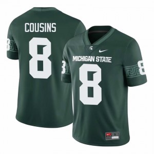 Kirk Cousins #8 Michigan State Spartans Green College Stitch Jersey - Premium Men's Football Edition 53233620