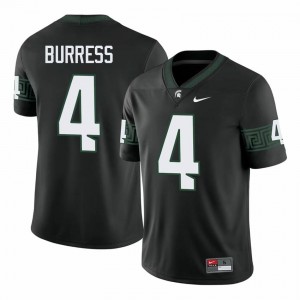 Plaxico Burress Collection: MSU #4 Black High School Stitched Men's Football Jersey 94807018
