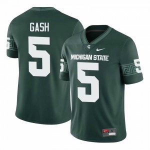 Samson Gash #5 Michigan State Spartans Green College Stitch Jersey - Premium Men's Football Edition 31483548