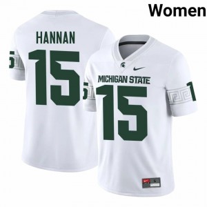 White Spartans #15 Leo Hannan Women's Player Jersey - Heavy-Duty Embroidery Football Uniform 40357749