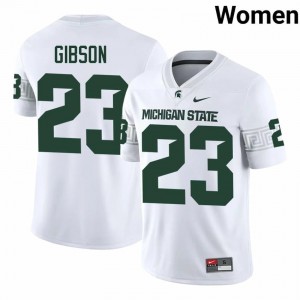 Kirk Gibson #23 Michigan State Spartans White College Embroidery Jersey - Premium Women's Football Edition 57418918