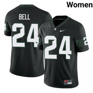 Le'Veon Bell #24 Michigan State Spartans Black College Stitched Jersey - Premium Women's Football Edition 50295237