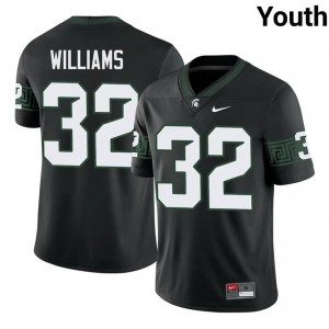 Kenneth Williams Collection: MSU #32 Black High School Stitched Youth Football Jersey 89350752